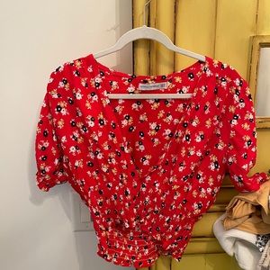 Faithful the Brand Smocked Top